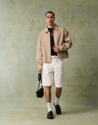 Asos Design Oversized Boxy Harrington Jacket