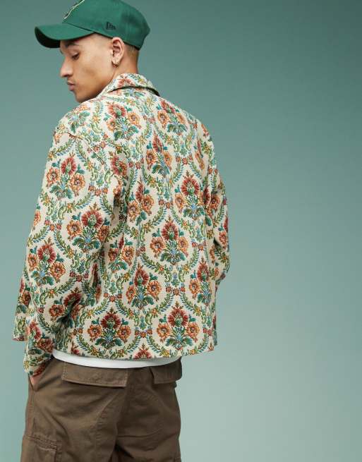 ASOS DESIGN - Oversized boxy overhemd met tapijtprint , 3 van 4