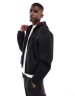 Liquor N Poker varsity shorts in black
