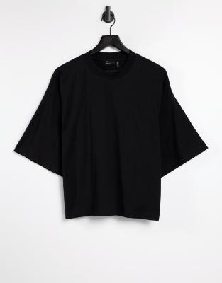 ASOS DESIGN oversized boxy T-shirt in black | ASOS