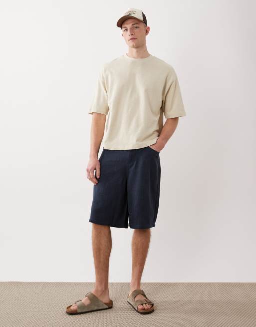 ASOS DESIGN oversized boxy t-shirt in stone slub texture  , 2 of 5