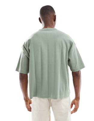 Asos Design Oversized Boxy Wide Rib T-shirt