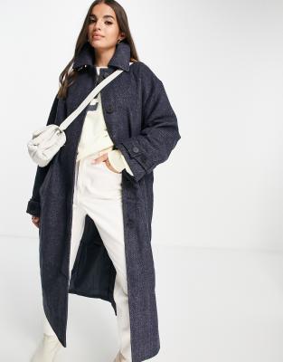 Asos boyfriend coat best sale