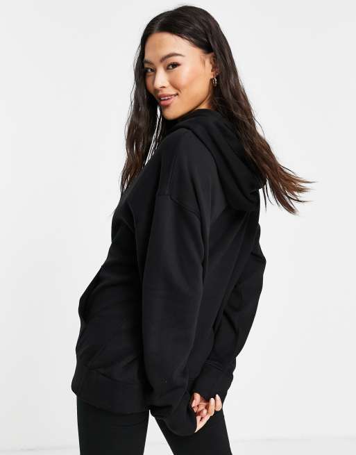 Asos black hoodie womens hotsell