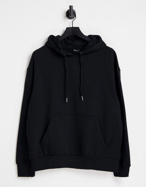 Asos black best sale hoodie mens