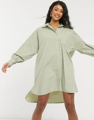 oversized boyfriend shirt dress