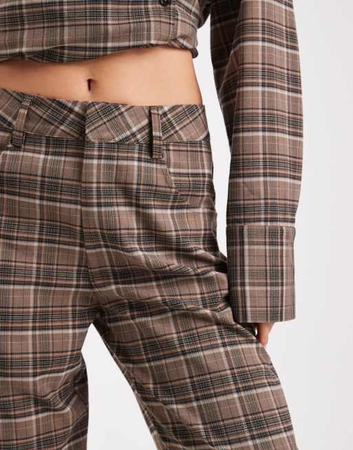 ASOS DESIGN - Oversized broek met lage taille en ruiten, deel van co-ord set , 4 van 4