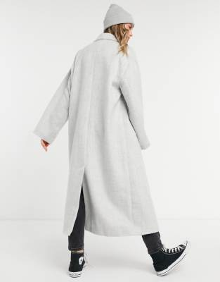 asos grey coat