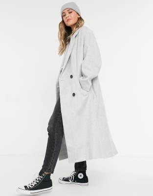 asos grey coat