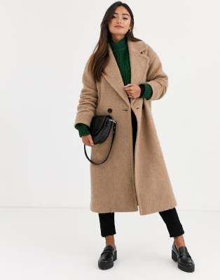 camel oversized coat