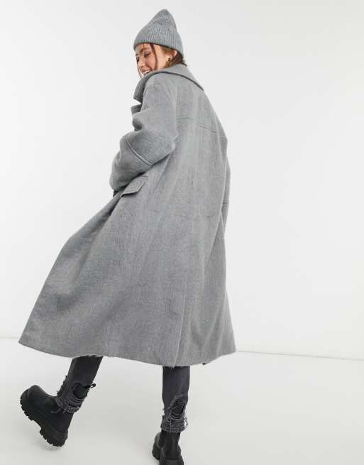 Grey coat asos sale