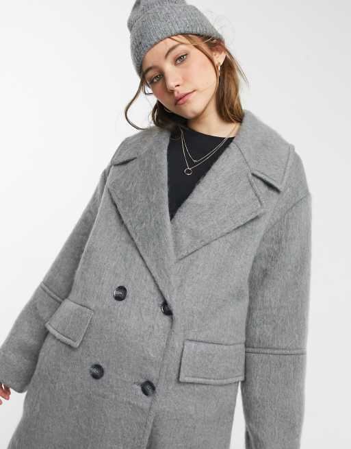 Grey coat asos sale