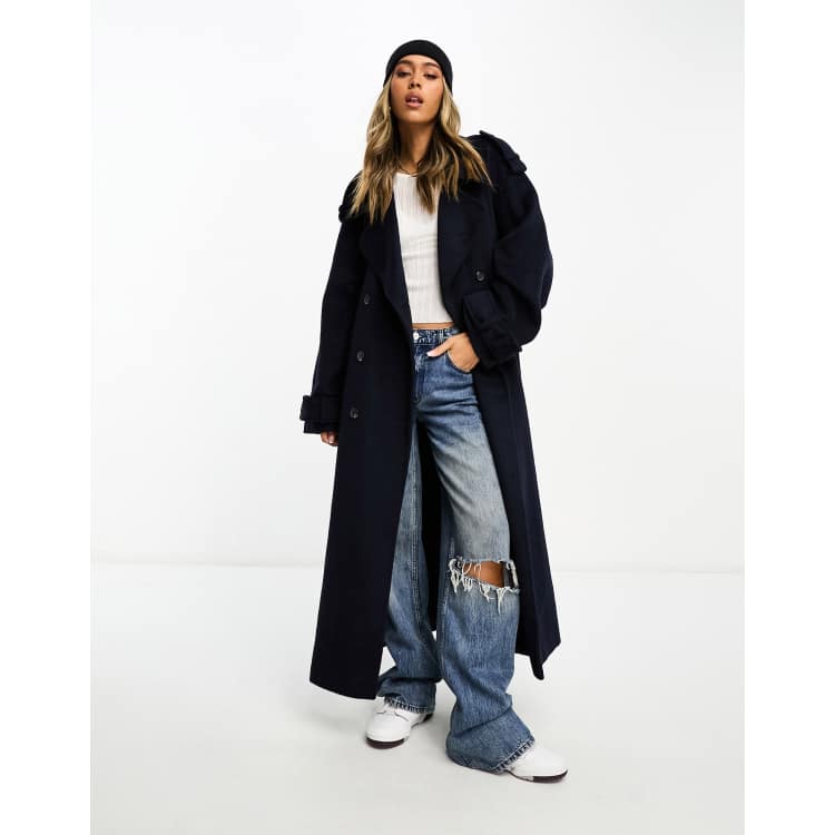 Asos hot sale wool coat