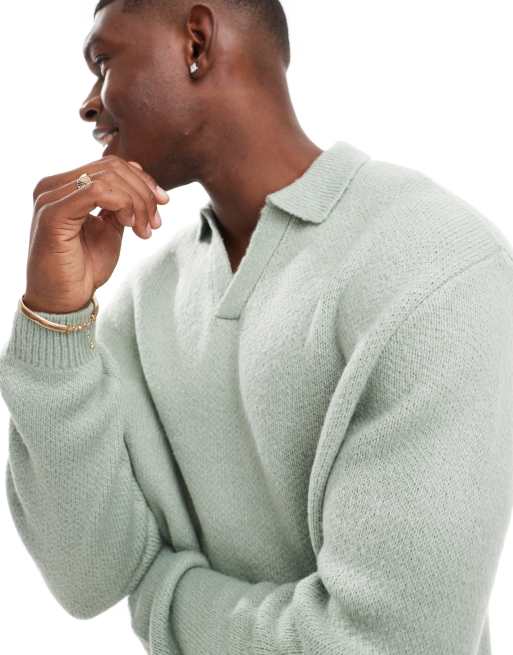 LEINWANDE】Blocking Intarsia Polo – ONENESS ONLINE STORE