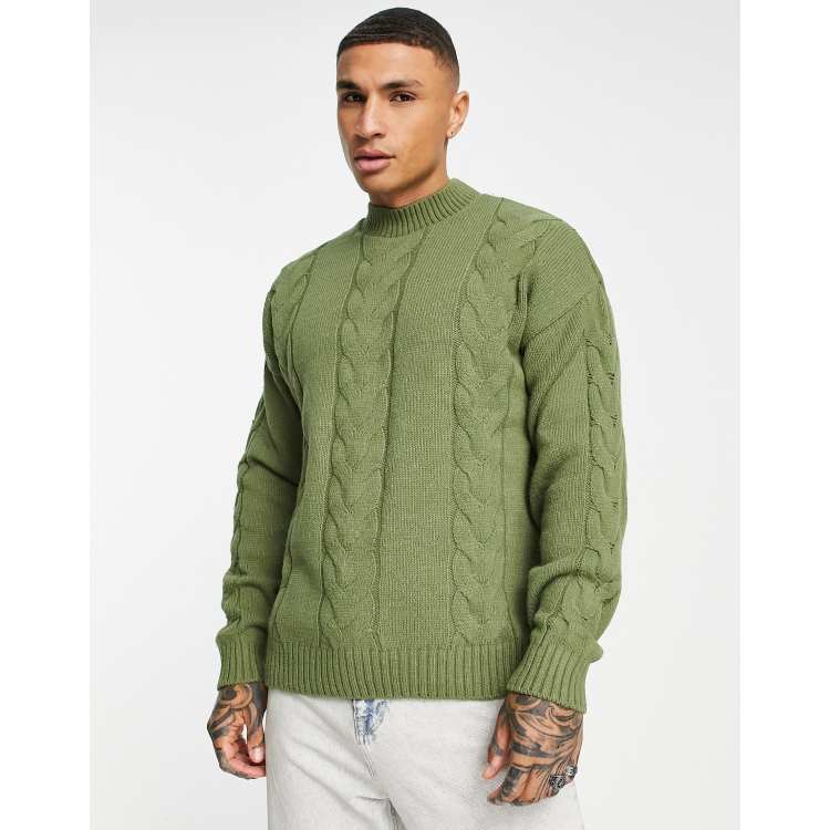 Asos cable knit sweater sale