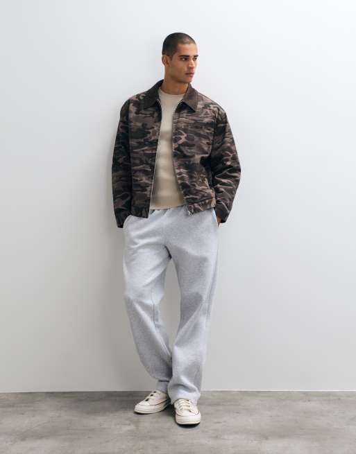 ASOS DESIGN oversized camo jacket in green, 4 of 5