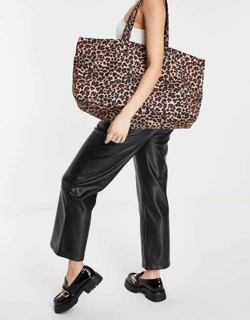 Asos leopard hot sale print bag