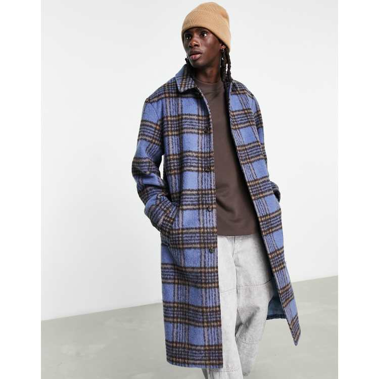 Plaid deals coat mens