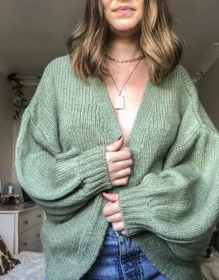 asos oversized cardigan