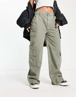 Retro Multi Pocket Khaki Cargo Pants For Men And Women main image 1