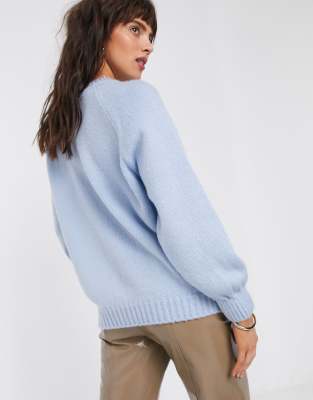blue chunky jumper