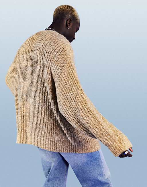 Oatmeal chunky 2024 knit cardigan