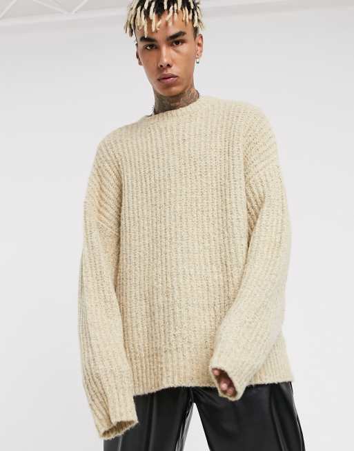 Chunky oatmeal sweater sale