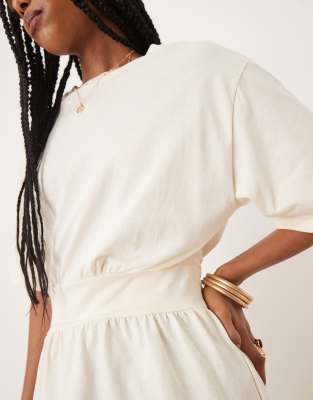 ASOS DESIGN OVERSIZED CINCHED WAIST T-SHIRT 