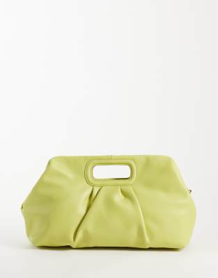 Женский объемный клатч ASOS Design, желтый