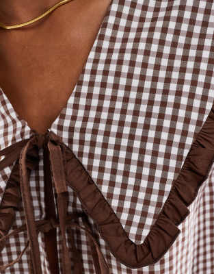 Asos Design Oversized Collar Blouse