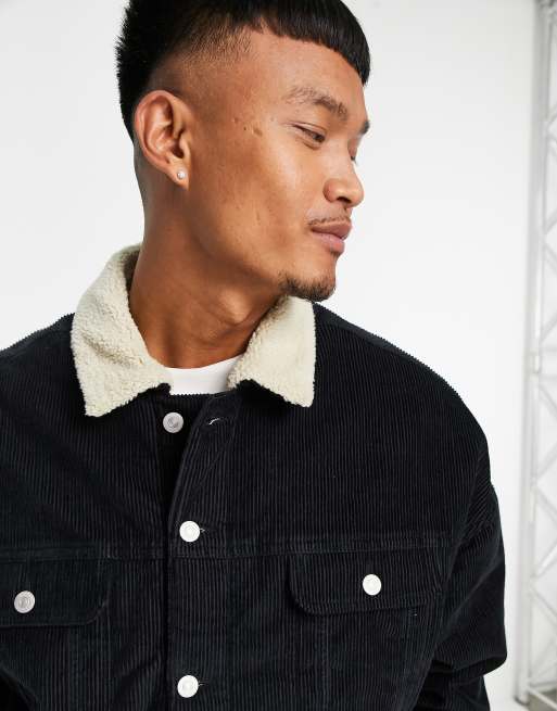 Asos design cord discount western jacket in mustard