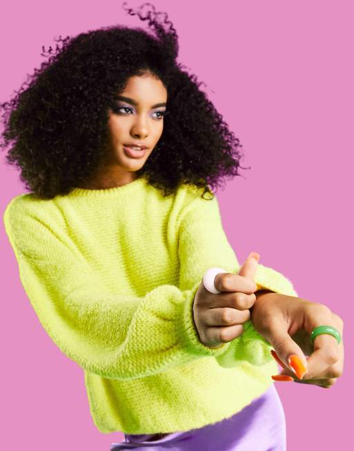 Asos neon jumper best sale