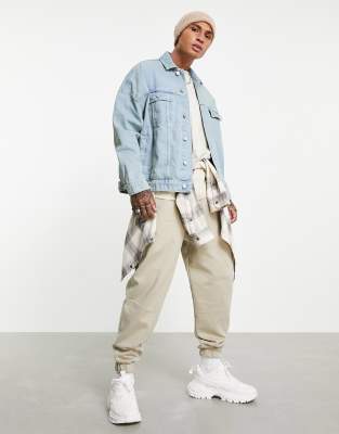 asos oversized denim jacket