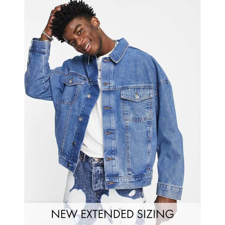 Oversized denim on sale