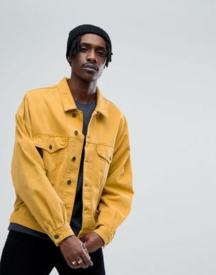 mustard denim jacket