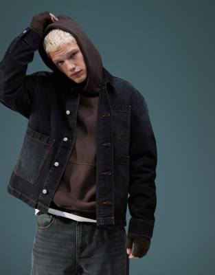 ASOS DESIGN ASOS DESIGN oversized denim jacket in washed black