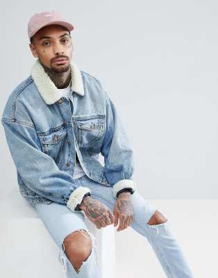 asos men's oversized denim jacket
