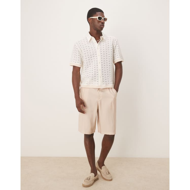 Paper Bag Shorts With Belt - Vince Camuto