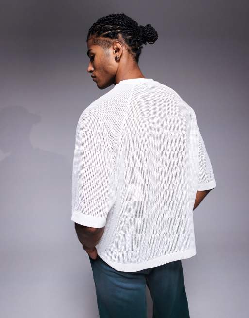 トップス MEDI DRAWING UNEVEN TEE FRAME MIDWEIGHT TEE IN WHITE – HOUSE OF ERRORS