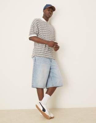 Asos Design Oversized Dropped Shoulder Polo