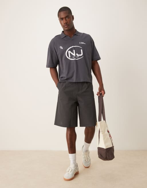 ASOS DESIGN oversized dropped shoulder t-shirt with graphics, 4 of 4