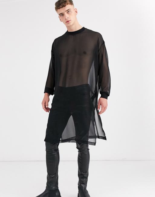 shirt with two splits on the side