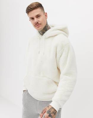 faux fur sweatshirt mens