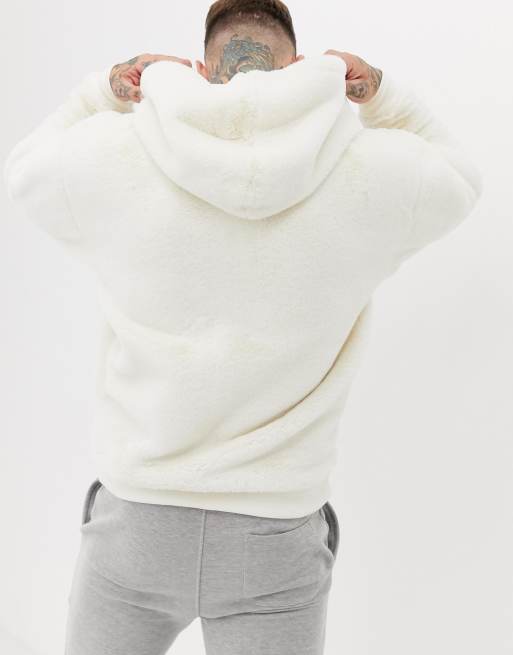 Asos mens fluffy discount hoodie