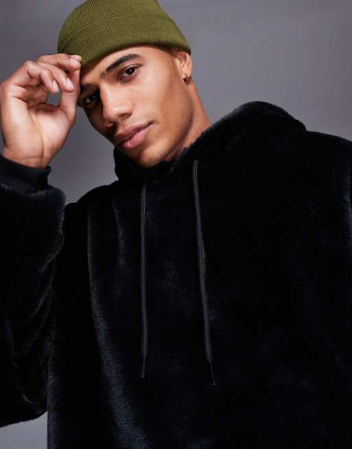 Asos faux fur hoodie best sale