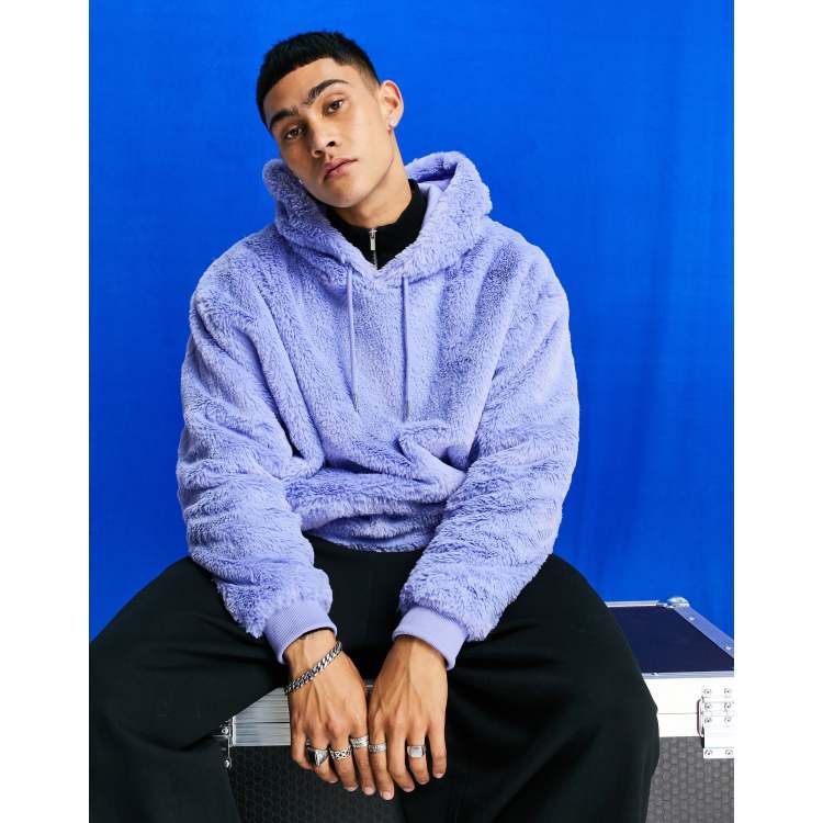 Asos faux fur hoodie hotsell