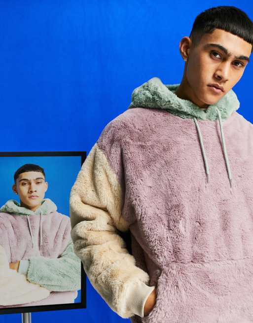 Fluffy hoodie clearance asos