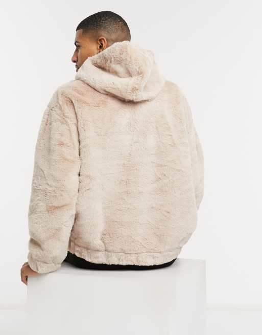 Make it Luxurious Cream Faux Fur Hoodie