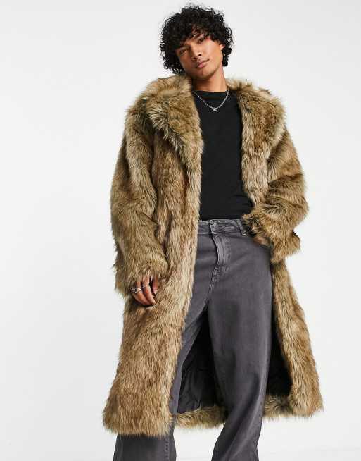 Faux fur coats on sale asos