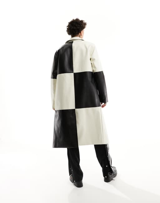 Asos color block coat shop